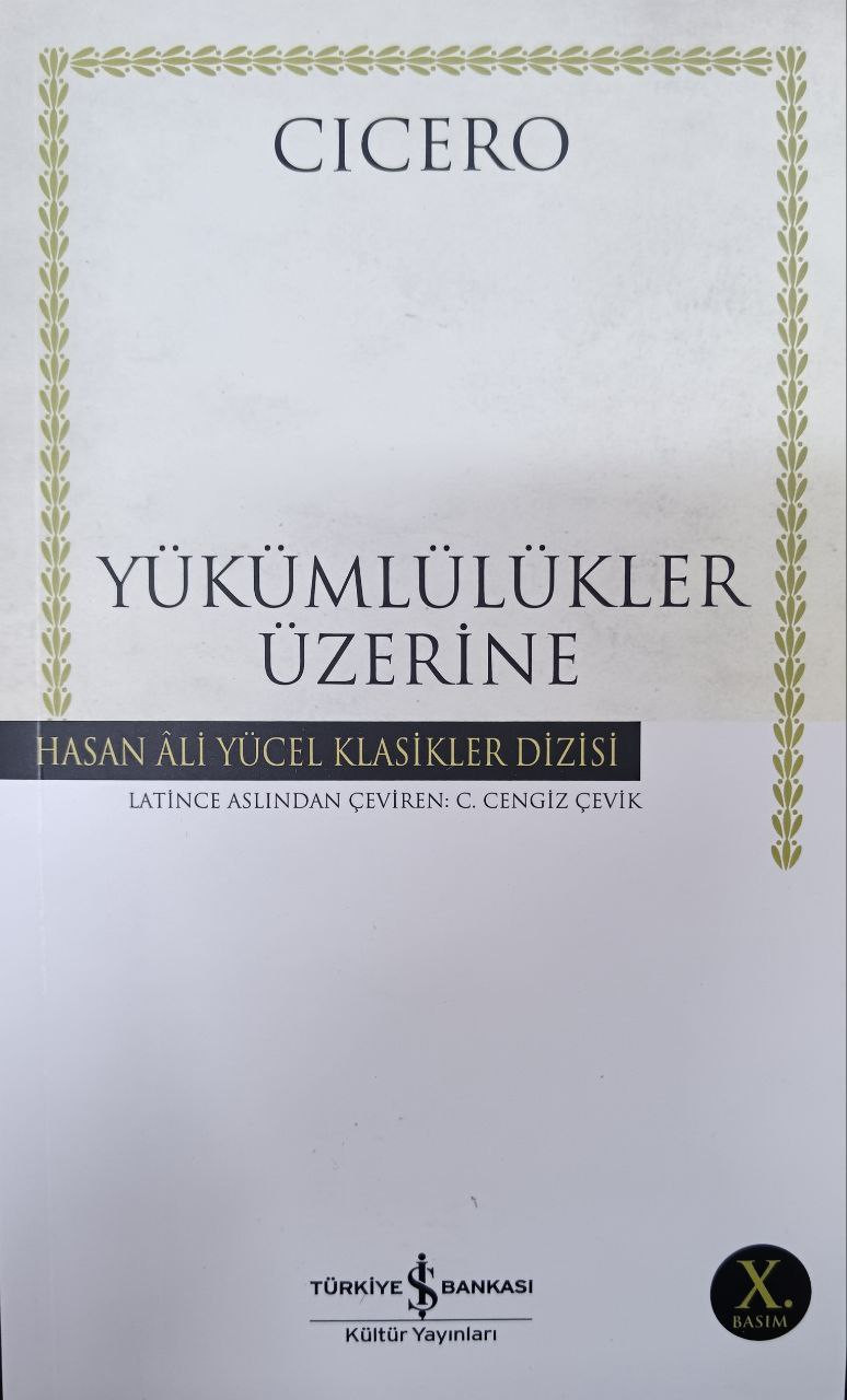 Yükümlülülükler Üzerine, nəşriyyat TİB