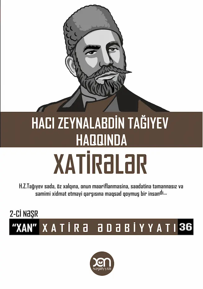 Xan Nəşriyyatı Hacı Zeynalabdin Tağıyev haqqında xatirələr