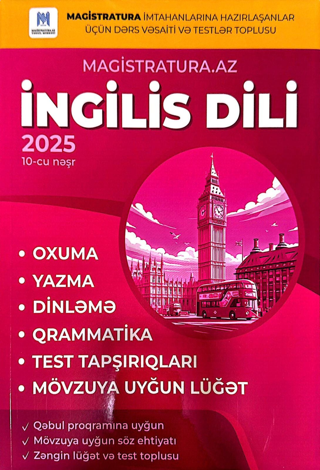 Magistr hazırlığı üçün İngilis dili