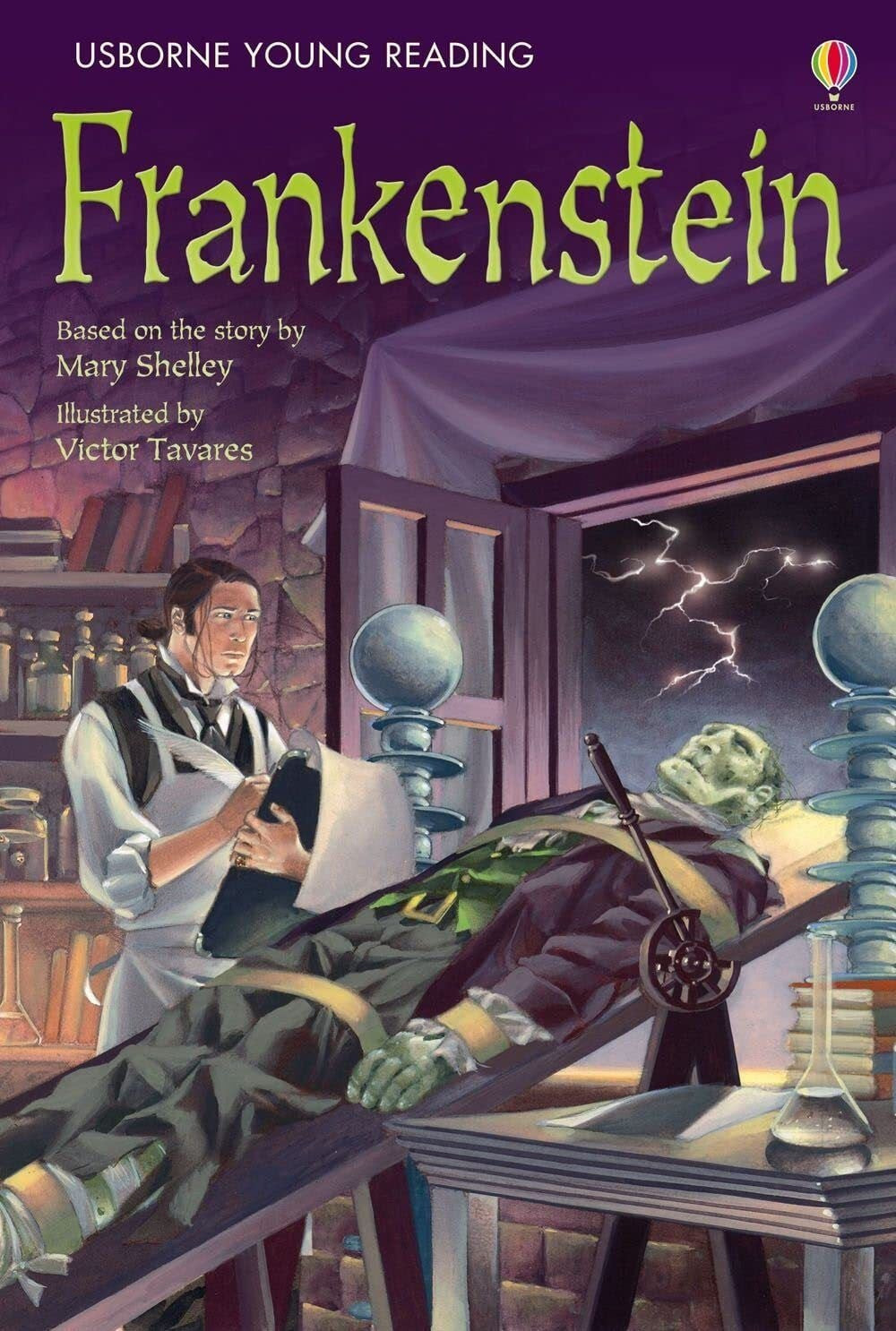 Frankenstein, uşaqlar üçün klassik qorxu hekayəsi, Mary Shelley əsasında