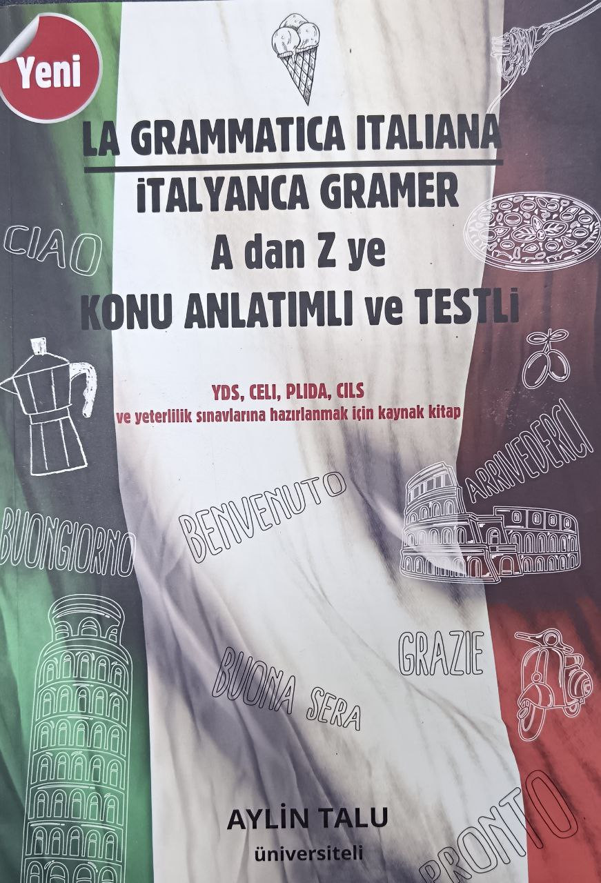 İtalyanca Gramer A dan Z ye Konu Anlatımlı ve Testli