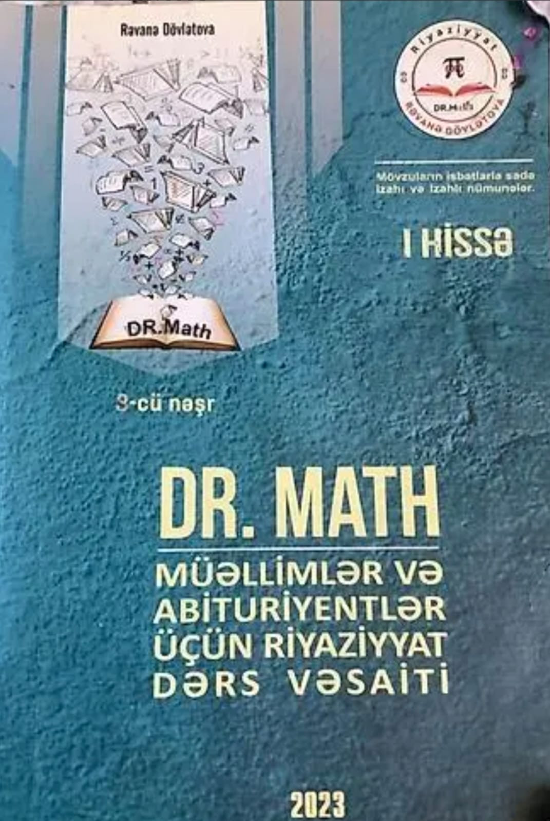 Bakı-2023 nəşriyyatı Dr. Math 3-cü nəşr I hissə
